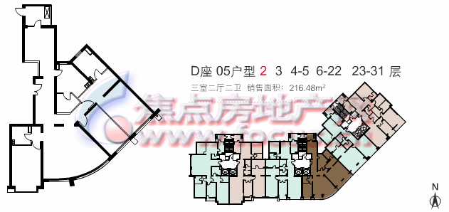 ƣ 
216m2
۸10800-14500
˵ 
2-3:216.48ƽ 
4-5:2...